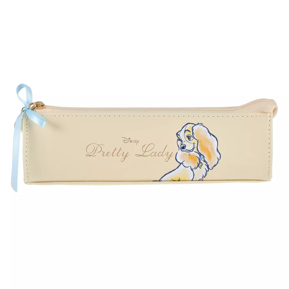 JDS -Lady Pencil Case with Ribbon and Pearls