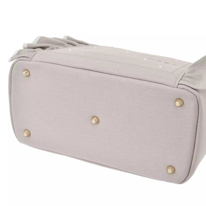 JDS - New Lifestyle x JILL by JILLSTUART] Minnie Mouse Tote Bag with Bag Charm, Jeweled Frill Tote (Release Date: Feb 6, 2026)