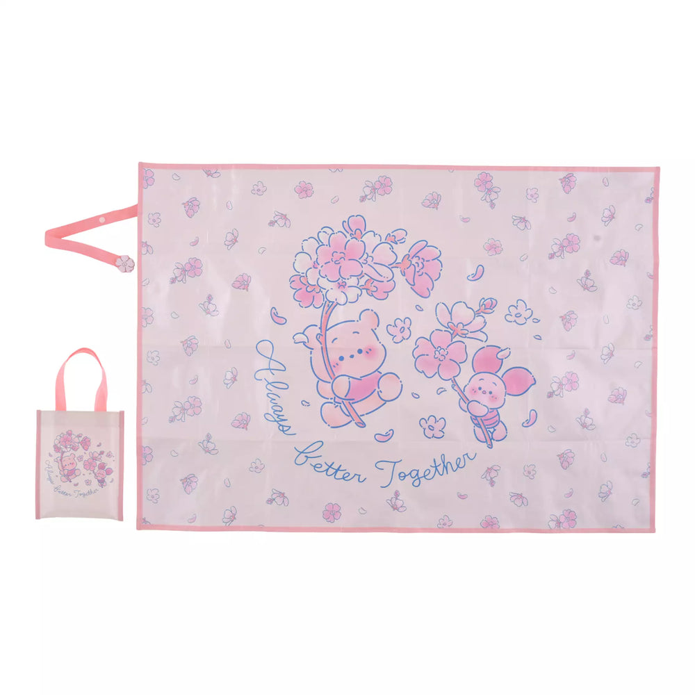 JDS - 2026 Sakura Collection x Winnie the Pooh & Piglet Picnic Blanket in Bag (Release Date: Jan 13, 2026)