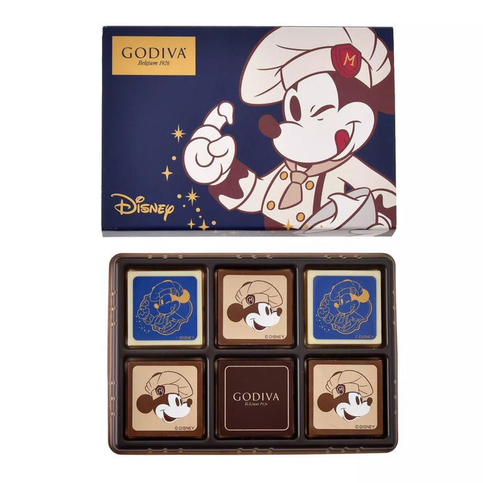 JDS - 2026 Disney Valentine x [GODIVA] Mickey Chocolate Carre Assortment in a Pouch (Release Date: Jan 6, 2026)