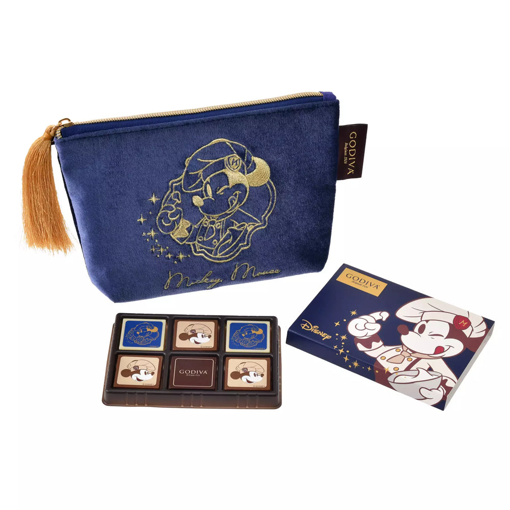 JDS - 2026 Disney Valentine x [GODIVA] Mickey Chocolate Carre Assortment in a Pouch (Release Date: Jan 6, 2026)