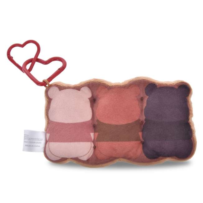 JDS - 2026 Valentine's Day Collection x Triple Winnie the Pooh "Chocolate Style" Plush Keychain (Release Date: Jan 6, 2026)