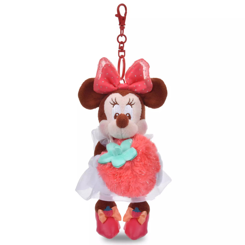 JDS - 2026 GLOSSY Fruits Collection x Minnie Mouse Plush Keychain (Release Date: Jan 26, 2026)