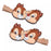 JDS - MAEGAMI Hair Zakka x Chip & Dale Hair Clip Set, Color Clips