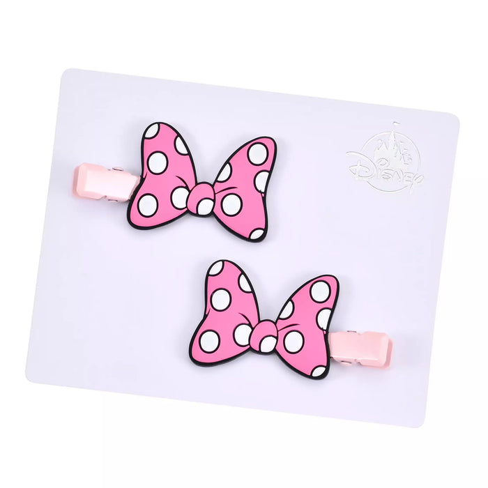 JDS - MAEGAMI Hair Zakka x Minnie Mouse Hair Clip Set with Color Clips and Pink