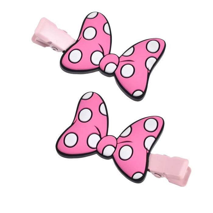 JDS - MAEGAMI Hair Zakka x Minnie Mouse Hair Clip Set with Color Clips and Pink