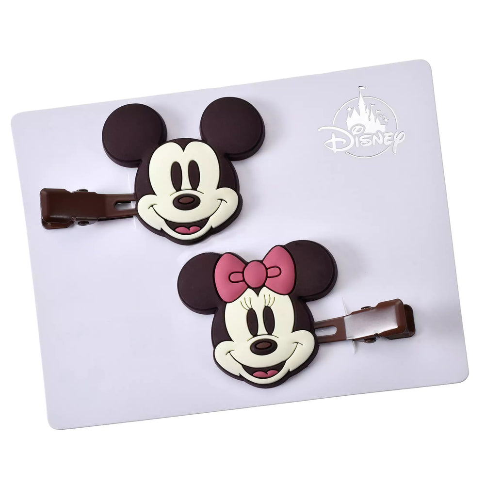 JDS - 2026 Valentine's Day Collection x Mickey & Minnie Mouse "Valentine's Chocolate" Hair Clip Set (Release Date: Jan 6, 2026)
