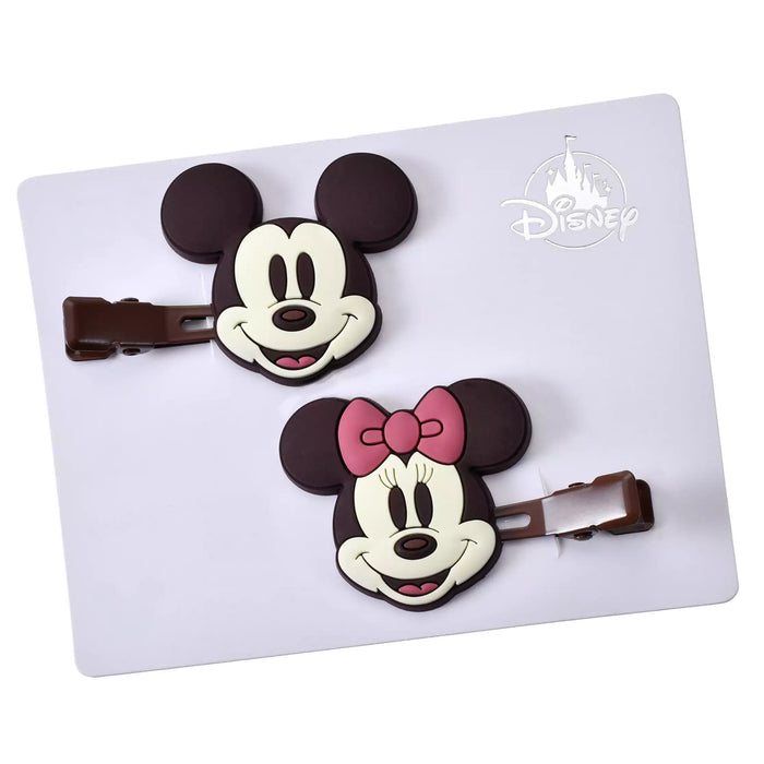 JDS - 2026 Valentine's Day Collection x Mickey & Minnie Mouse "Valentine's Chocolate" Hair Clip Set (Release Date: Jan 6, 2026)
