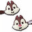 JDS - 2026 Valentine's Day Collection x Chip & Dale "Valentine's Chocolate" Hair Clip Set (Release Date: Jan 6, 2026)