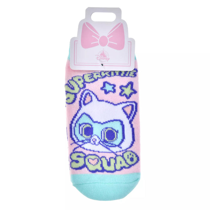 JDS - 2026 Super Kitties Collection x Bitsy Ankle Socks for Kids, Sizes 13-18 (Release Date: Feb 2, 2026)