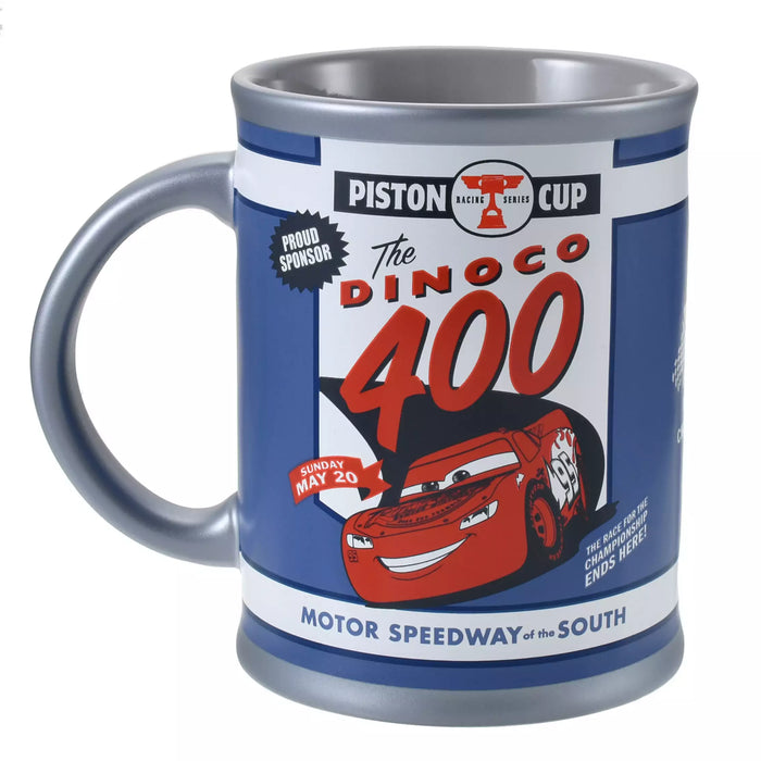 JDS - 2026 Dinoco 400 Piston Cup Racing Series Cars 20th x Lightning McQueen Mug with Lid (Release Date: Jun 26, 2026)