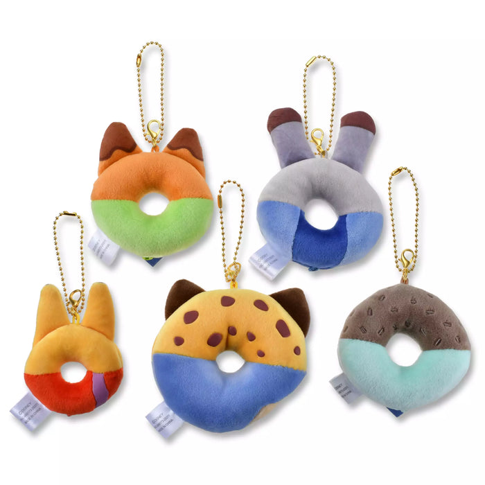 JDS - 10TH Anniversary Collection from the Disney movie Zootopia Collection x Zootopia "Donut " Plush Keychain Set of 5 (Release Date: Feb 9, 2026)