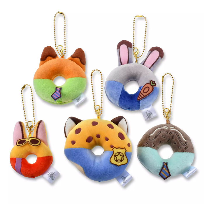 JDS - 10TH Anniversary Collection from the Disney movie Zootopia Collection x Zootopia "Donut " Plush Keychain Set of 5 (Release Date: Feb 9, 2026)
