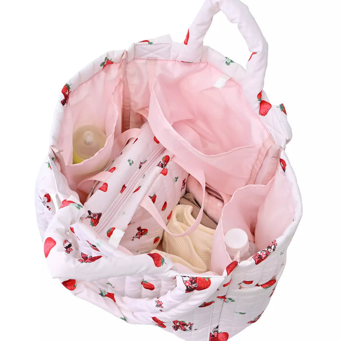 JDS - Minnie Mouse Mother's Tote Bag Strawberry Hug (Release Date: Feb 24, 2026)