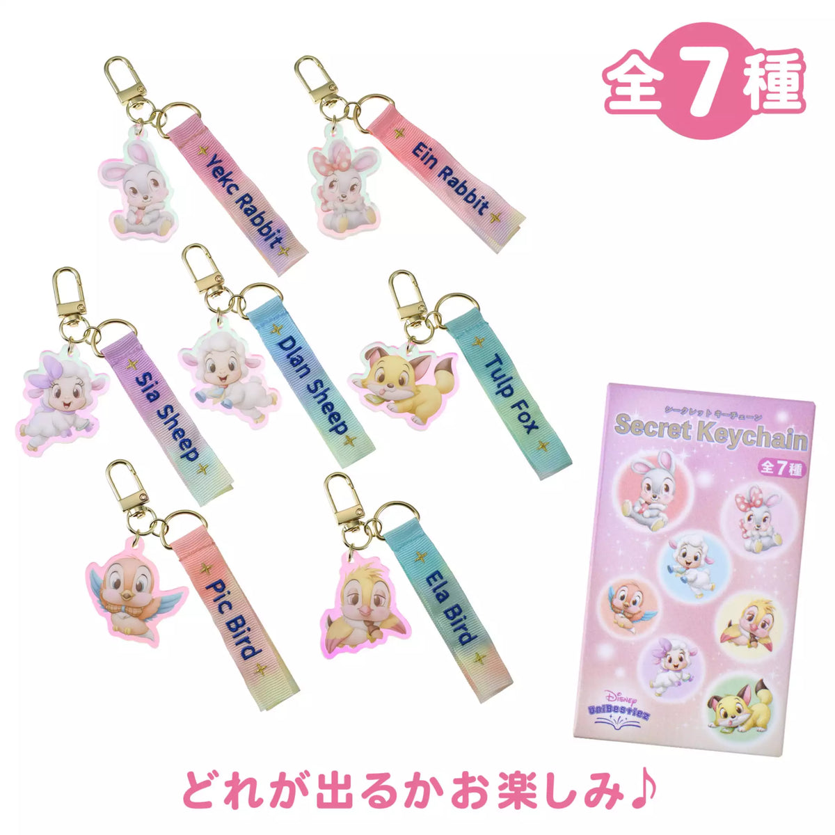 JDS - Disney UniBestiez x Secret Keychain (Release Date: Mar 22
