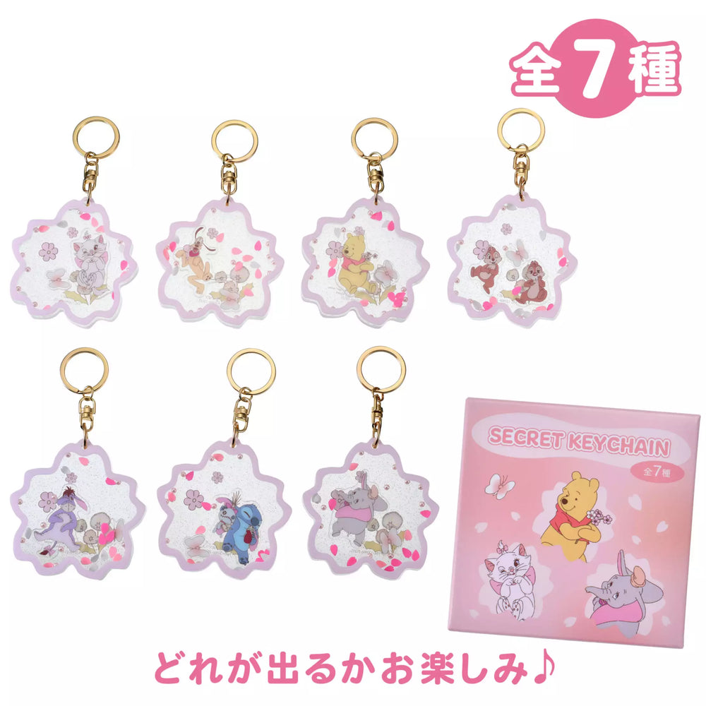 JDS - 2026 Sakura Collection x Disney Character Secret Keychain Cherry Blossom Shaka Shaka (Release Date: Jan 13, 2026)
