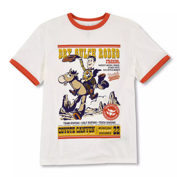JDS - 2026 Toy Story Fashion x Toy Story Western Woody & Bullseye Short-Sleeve Ringer T-Shirt  for Adults (Release Date: Jun 30, 2026)
