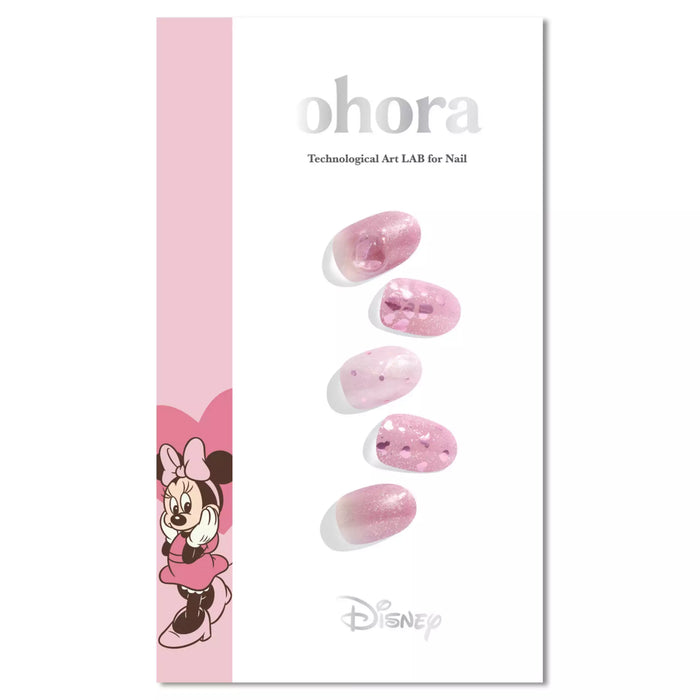 JDS - 2026 Valentine's Day Collection x [ohora] Minnie Nail Stickers, Semi-Cure Gel Nails, NP-051-JC (Release Date: Jan 6, 2026)