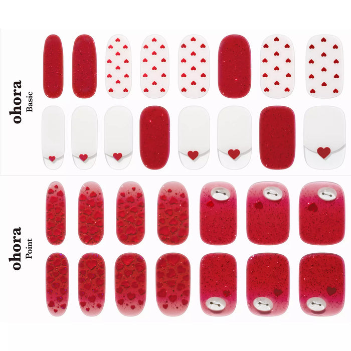 JDS - 2026 Valentine's Day Collection x [ohora] Baymax Nail Stickers, Semi-Cure Gel Nails, NP-050-JC (Release Date: Jan 6, 2026)