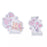 JDS - 2026 Sakura Collection x Winnie the Pooh & Piglet Die Cut Stickers Set of 4 (Release Date: Jan 13, 2026)