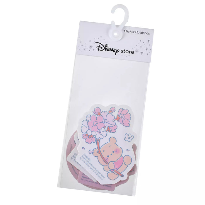 JDS - 2026 Sakura Collection x Winnie the Pooh & Piglet Die Cut Stickers Set of 4 (Release Date: Jan 13, 2026)