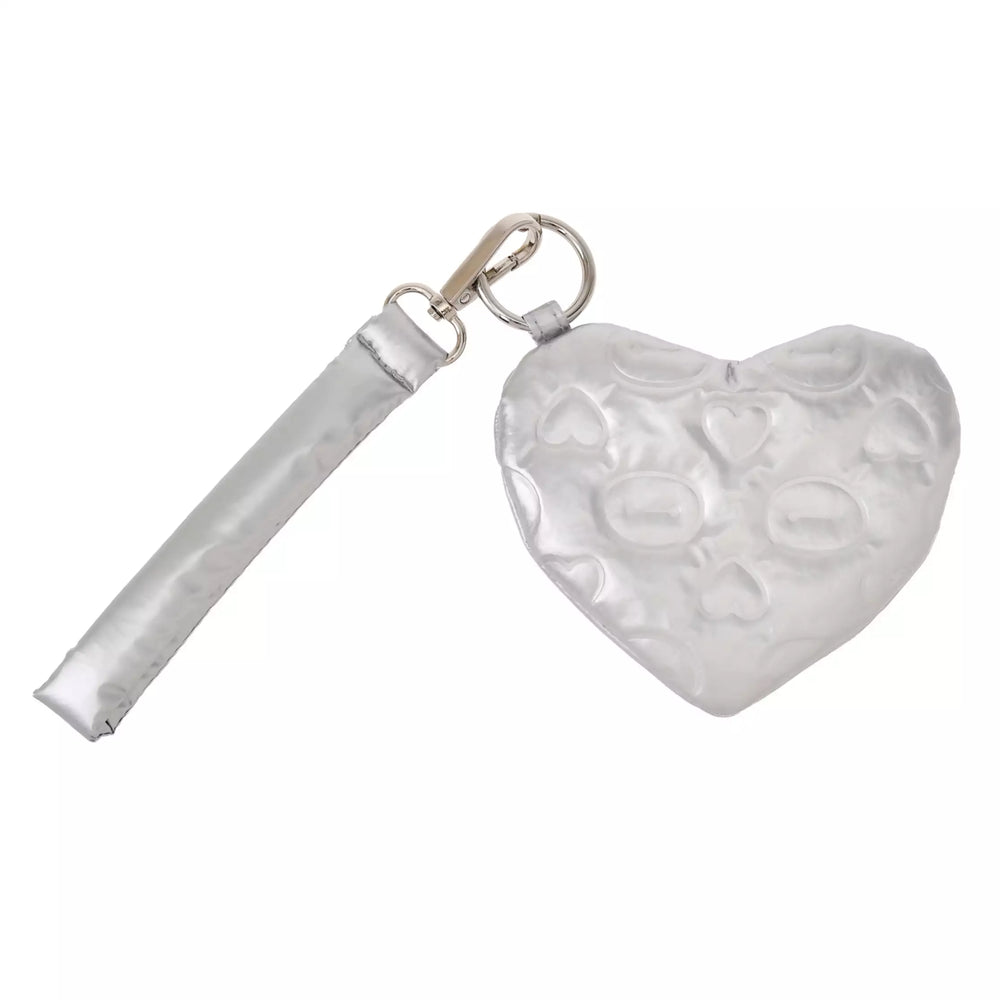 JDS - Baymax Flat Pouch with Carabiner and Hand Strap, Soft Metallic Embossed