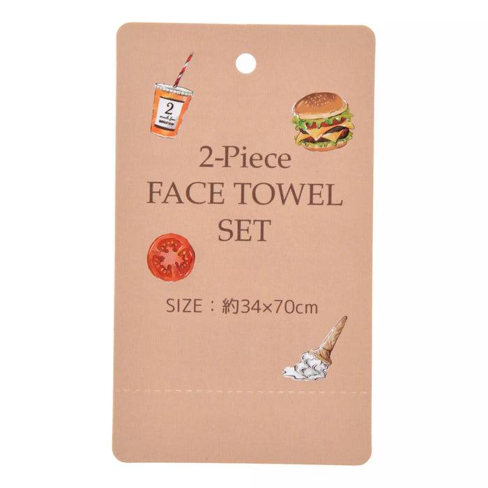JDS - Chip & Dale "Summer Holiday" Face Towel Set of 2