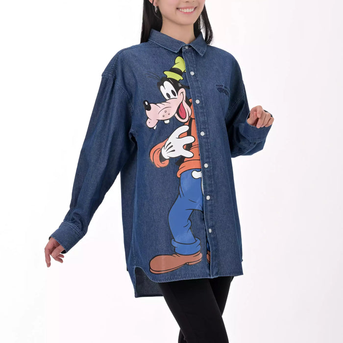 JDS - 2026 Goofy Fashion Collection x Goofy Long-Sleeve Denim Shirt, Blue For Adults (Release Date: May 5, 2026)