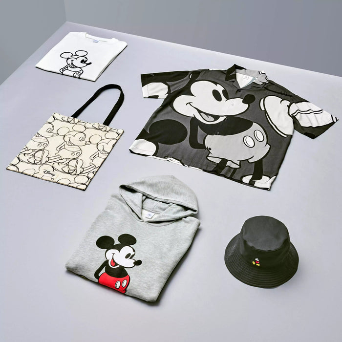 JDS - 2026 Magical Label x Mickey Mouse Long-Sleeve Hoodie, Standing Pose, Gray for Adults (Release Date: Oct 27, 2026)