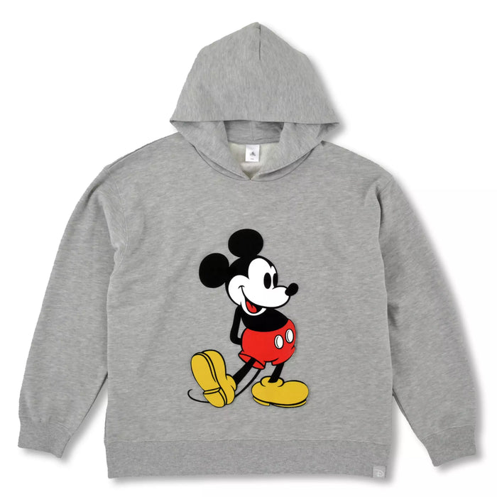 JDS - 2026 Magical Label x Mickey Mouse Long-Sleeve Hoodie, Standing Pose, Gray for Adults (Release Date: Oct 27, 2026)