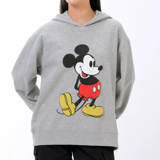 JDS - 2026 Magical Label x Mickey Mouse Long-Sleeve Hoodie, Standing Pose, Gray for Adults (Release Date: Oct 27, 2026)
