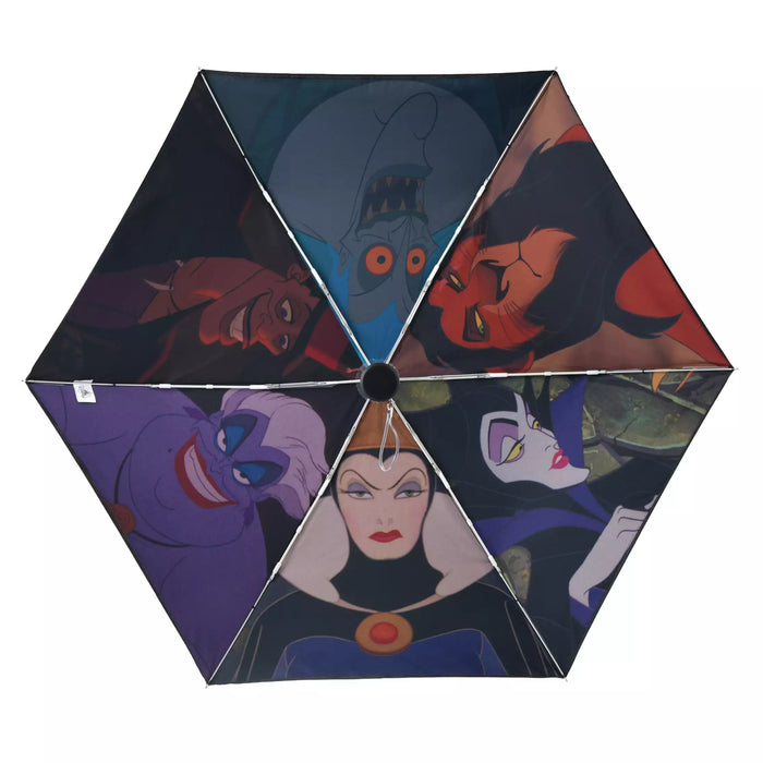 JDS - 2026 SHINY DAY x Disney Villains Folding Umbrella, Suitable for Both Sunny and Rainy Days, Comes with a Pouch