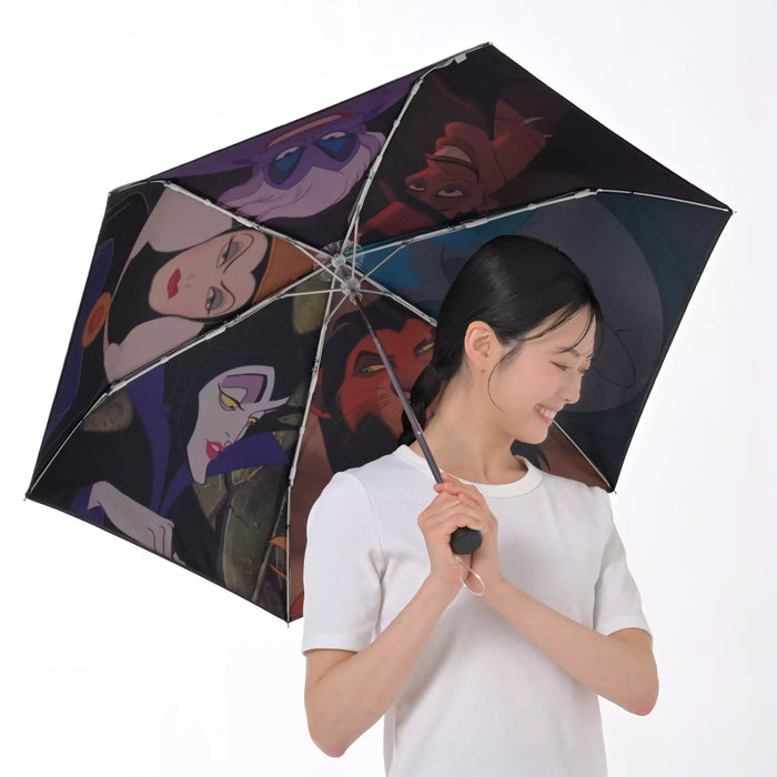 JDS - 2026 SHINY DAY x Disney Villains Folding Umbrella, Suitable for Both Sunny and Rainy Days, Comes with a Pouch