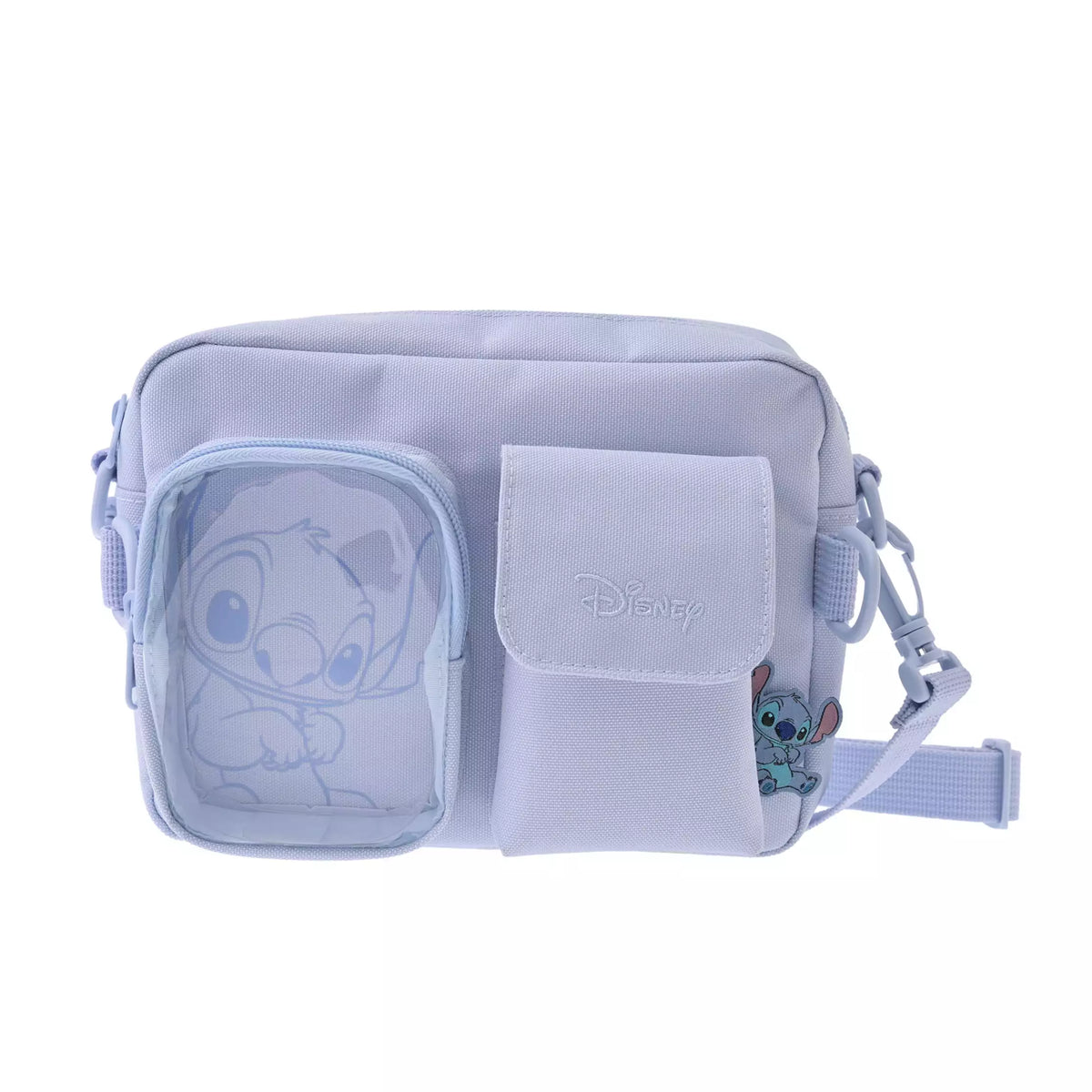 JDS - 2026 Casual Bag x Stitch Shoulder Bag with Clear Window