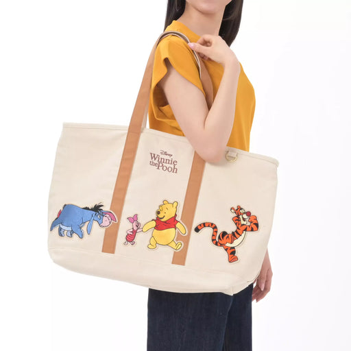 JDS - 2026 Tote Bag Collection x Winnie the Pooh & Friends Tote Bag (L) Ship-shaped Walk Applique (Release Date: Mar 31, 2026)