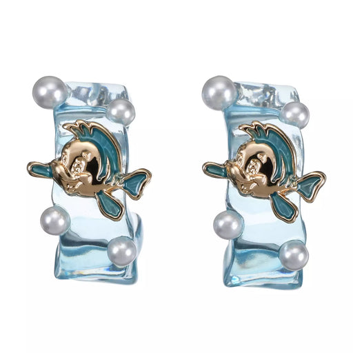JDS - Flounder Earrings, Clear Hoop Style (Release Date: Mar 31, 2026)