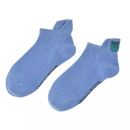 JDS - 2026 Mike & Sully Ankle Socks, Pop-Out Face Embroidery, Asymmetrical, Sizes 23-25