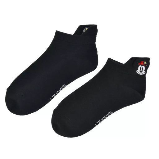 JDS - 2026 Minnie Mouse Ankle Socks, Pop-Out Face Embroidery, Asymmetrical, Sizes 23-25