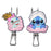 JDS - 2026 BATH & LAUNDRY Collection x Stitch & Scrump Hanger Clip Set of 2 (Release Date: May 26. 2026)