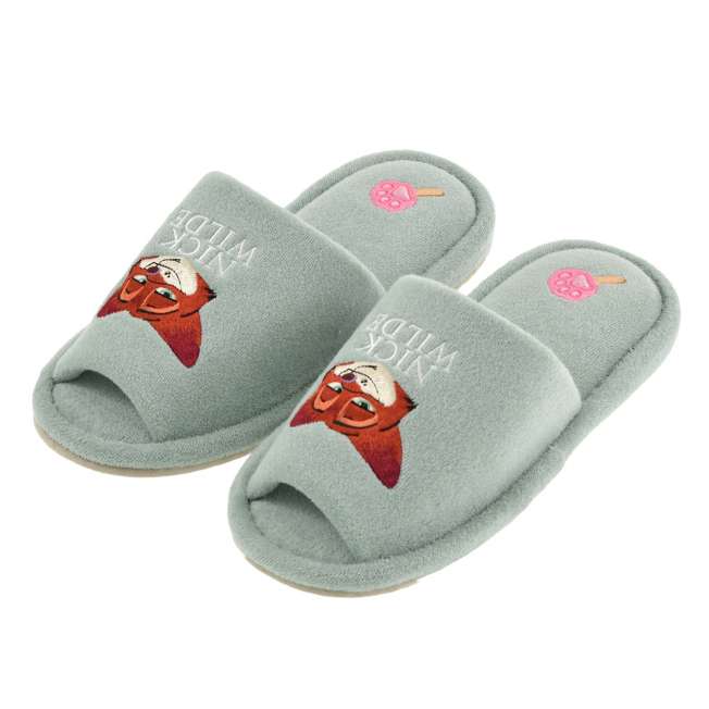 JDS - 2026 Room Wear x Nick Wilde Room Shoes, Pile Green, Sizes 22-24 (Release Date: Mar 31, 2026)