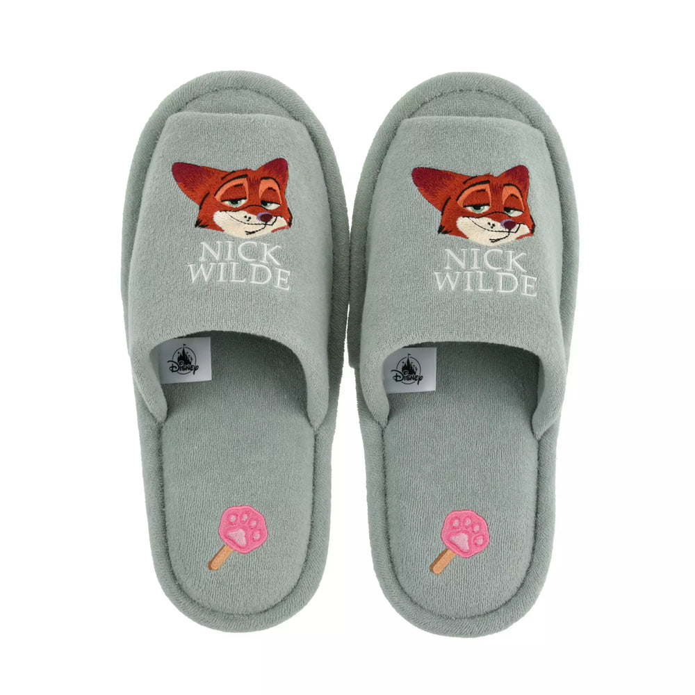 JDS - 2026 Room Wear x Nick Wilde Room Shoes, Pile Green, Sizes 22-24 (Release Date: Mar 31, 2026)