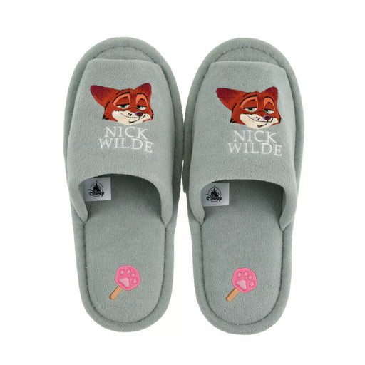 JDS - 2026 Room Wear x Nick Wilde Room Shoes, Pile Green, Sizes 22-24 (Release Date: Mar 31, 2026)