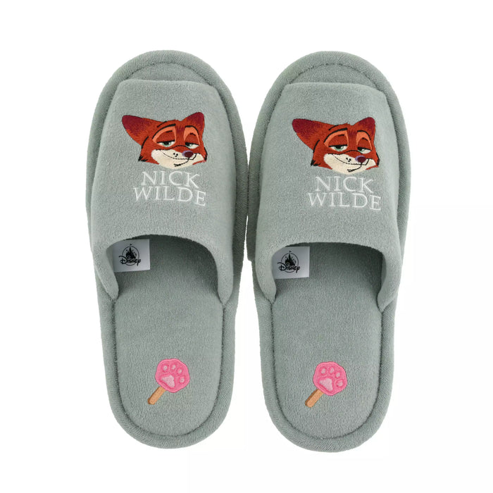 JDS - 2026 Room Wear x Nick Wilde Room Shoes, Pile Green, Sizes 22-24 (Release Date: Mar 31, 2026)