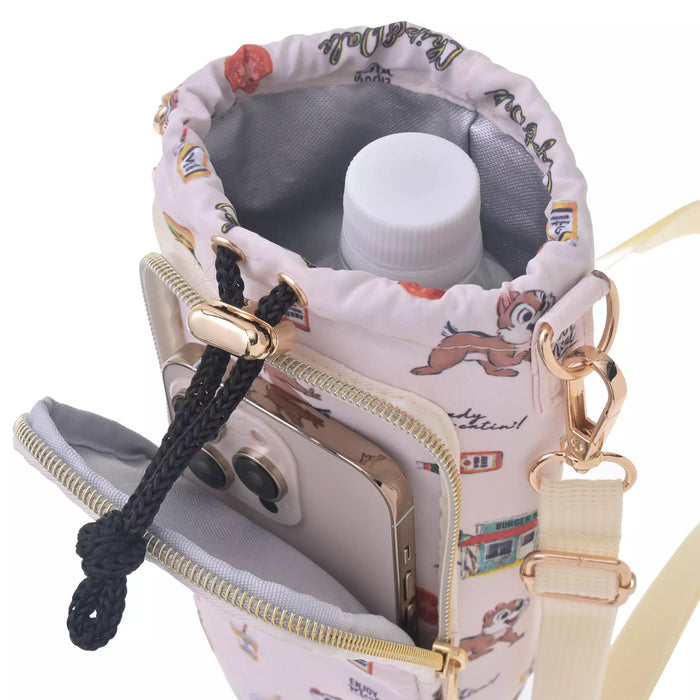 JDS - Drinkware x Chip & Dale Water Bottle Cover with Strap - Summer Holiday