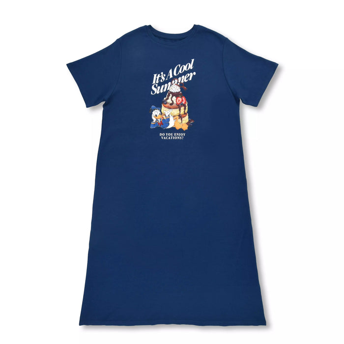 JDS - 2026 Disney Cool Goods x Donald Duck Summer Sweets Short-Sleeved Dress Loungewear for Adults (Release Date: May 12, 2026)