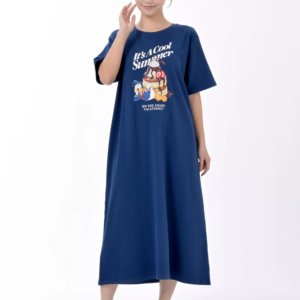 JDS - 2026 Disney Cool Goods x Donald Duck Summer Sweets Short-Sleeved Dress Loungewear for Adults (Release Date: May 12, 2026)