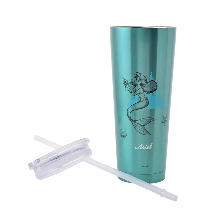 JDS - 2026 Princess Dream Drinkware x Ariel Tumbler, Stainless Steel, with Straw
