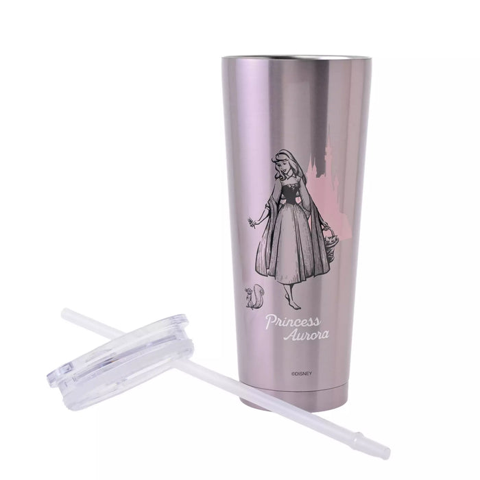 JDS - 2026 Princess Dream Drinkware x Princess Aurora Tumbler, Stainless Steel, with Straw
