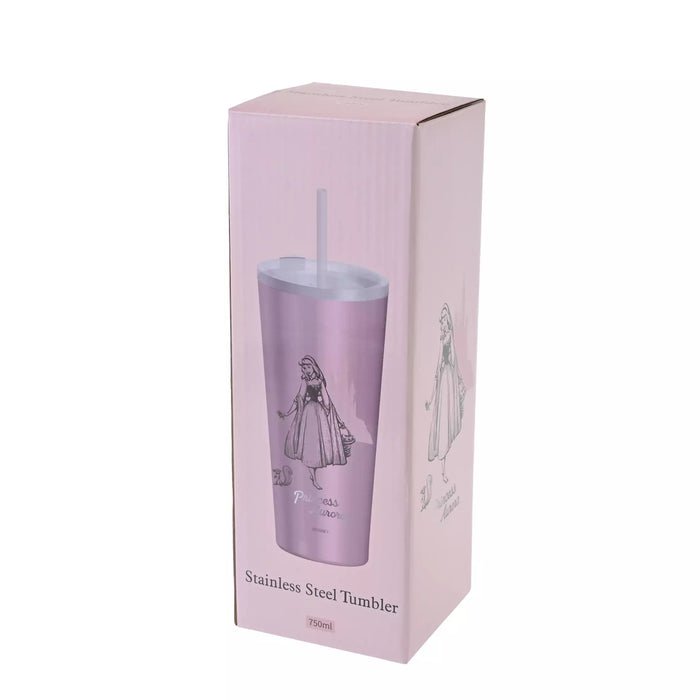 JDS - 2026 Princess Dream Drinkware x Princess Aurora Tumbler, Stainless Steel, with Straw