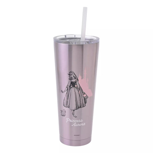 JDS - 2026 Princess Dream Drinkware x Princess Aurora Tumbler, Stainless Steel, with Straw